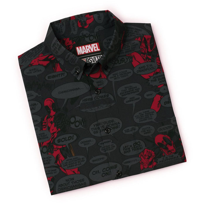 RSVLTS Marvel Short Sleeve Shirt Deadpool "Merc with a Mouth" – KUNUFLEX Short Sleeve Shirt