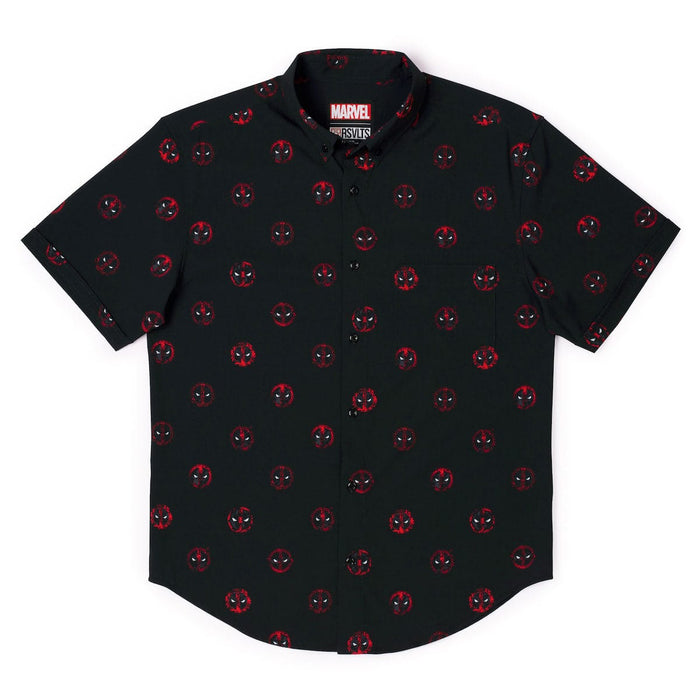 RSVLTS Marvel Short Sleeve Shirt Deadpool "The Anti-Hero" – KUNUFLEX Short Sleeve Shirt