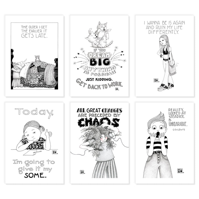 Delightfully Defiant Postcards