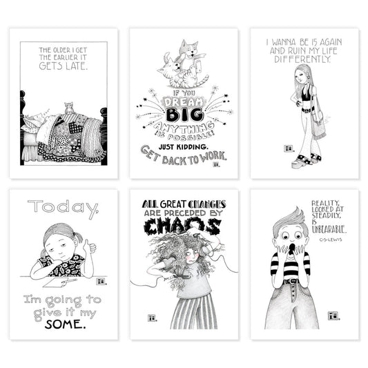 Delightfully Defiant Postcards