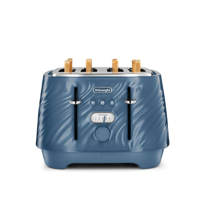De’Longhi Ballerina Seta 4-Slice Toaster – Silk Blue – view 2