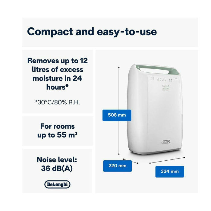 De’Longhi Tasciugo AriaDry Multi Dehumidifier 12 L/day – view 2