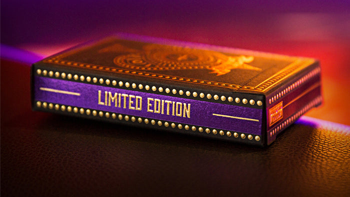 Deluxe Foiled Limited Edition Dark Lordz Royale Purple by De'vo Playing Cards by De'vo