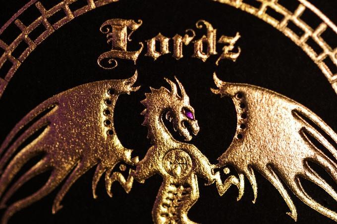 Deluxe Foiled Limited Edition Dark Lordz Royale Purple by De'vo Playing Cards by De'vo