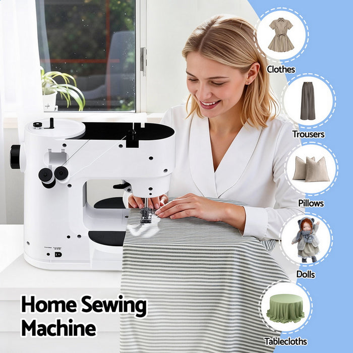 Devanti 39 Stitches Mini Sewing Machine Portable Sewing Machine Kit - Devanti