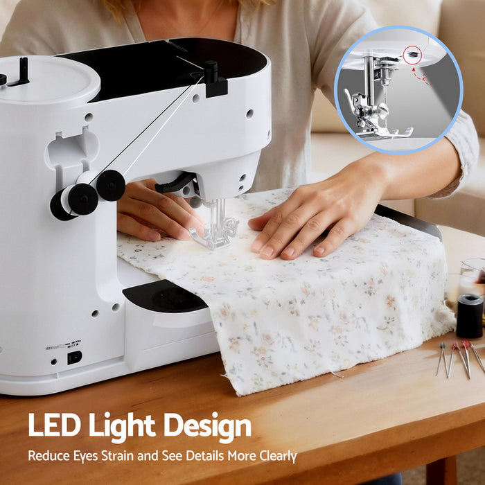 Devanti 39 Stitches Mini Sewing Machine Portable Sewing Machine Kit - Devanti