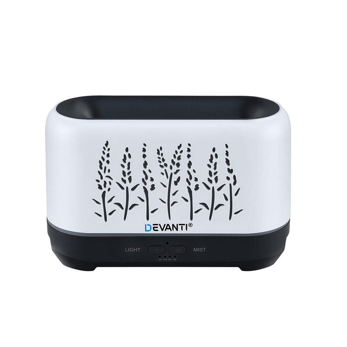 Devanti Aroma Diffuser Aromatherapy Flame 200ml - Devanti