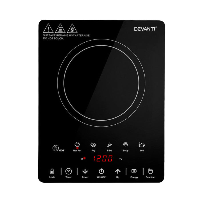 Devanti Electric Ceramic Cooktop 30cm - Devanti