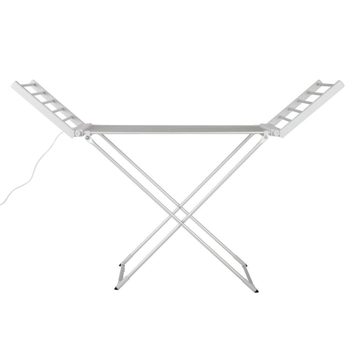 Devanti Electric Heated Towel Rail Rack 18 Bars Freestanding Clothes Dry Warmer -Home Living Store - -
