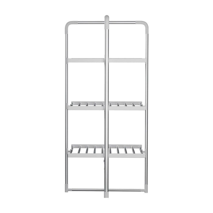 Devanti Electric Heated Towel Rail Rack 30 Bars Foldable Clothes Dry Warmer -Home Living Store - -