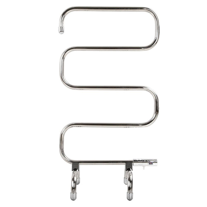 Devanti Electric Heated Towel Rail Rack 5 Bars Freestanding Clothes Dry Warmer -Home Living Store - -