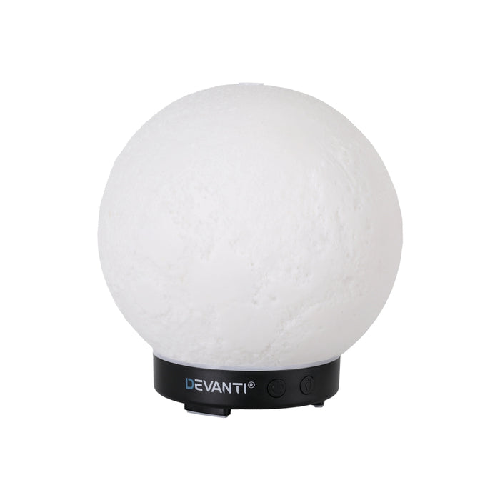 Devanti Ultrasonic Aroma Diffuser Aromatherapy Moon Lamp 100ml - Devanti