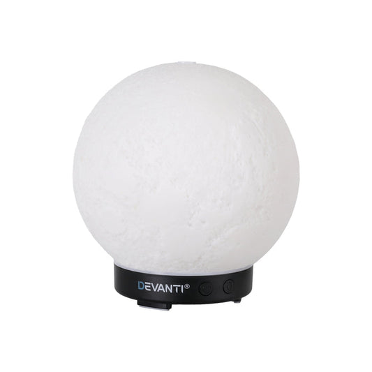Devanti Ultrasonic Aroma Diffuser Aromatherapy Moon Lamp 100ml - Devanti
