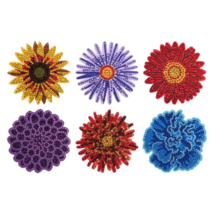 Diamond Art Club Coasters - Blooms Diamond Painting Kit