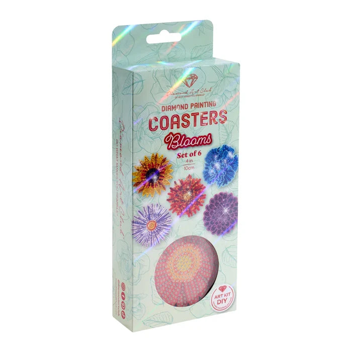 Diamond Art Club Coasters - Blooms Diamond Painting Kit