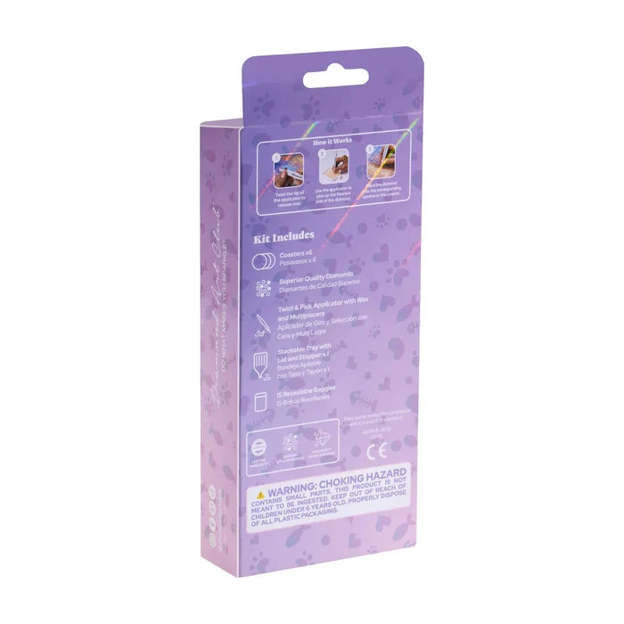 Diamond Art Club Coasters - Cats Diamond Painting Kit