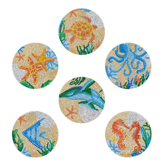 Diamond Art Club Coasters - Deep Sea Diamond Painting Kit