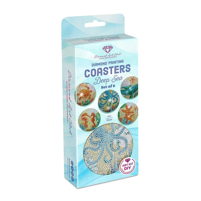 Diamond Art Club Coasters - Deep Sea Diamond Painting Kit