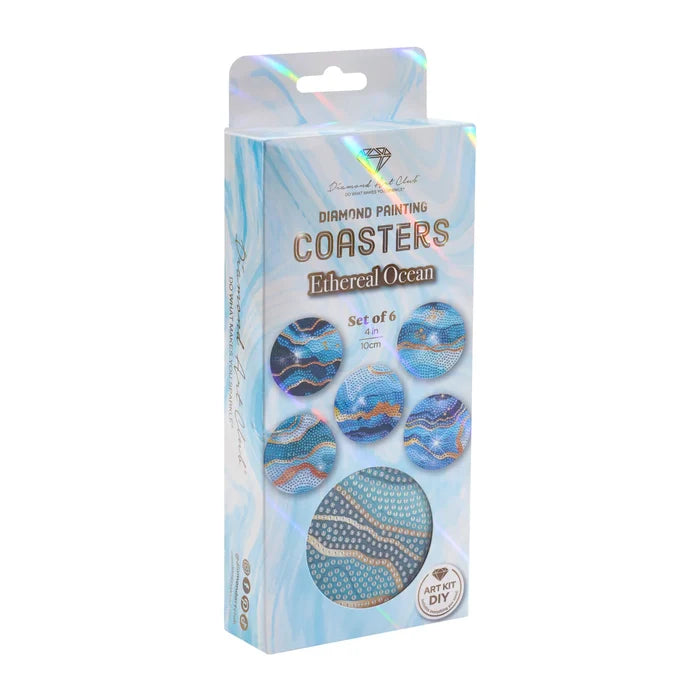 Diamond Art Club Coasters - Ethereal Ocean Diamond Painting Kit