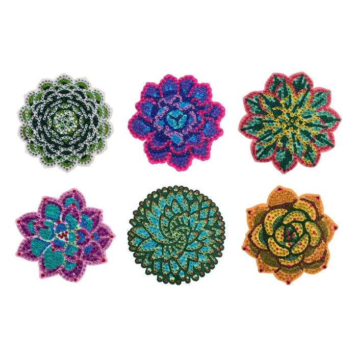 Diamond Art Club Coasters - Succulents Diamond Painting Kit