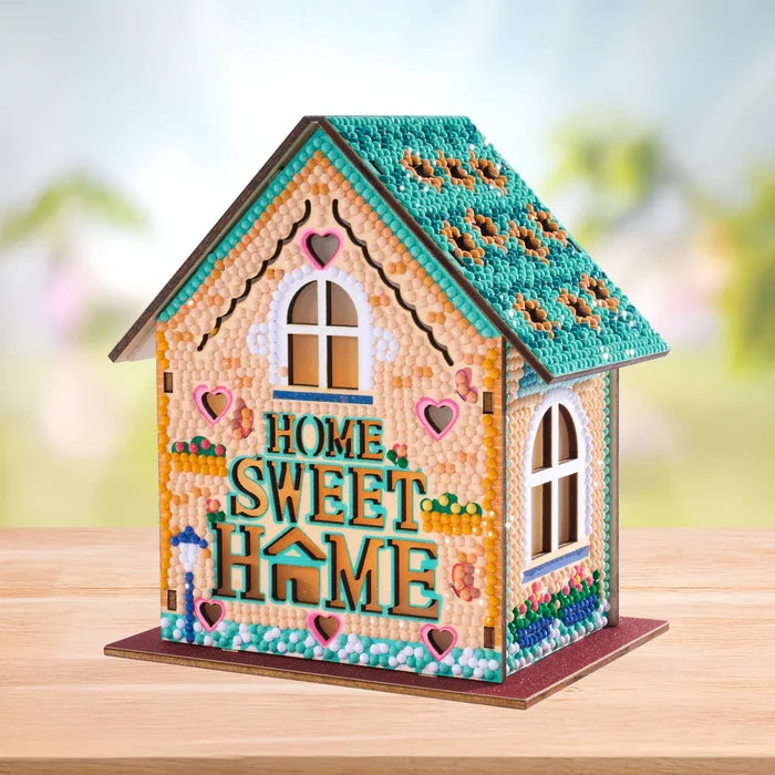 Diamond Art Club Gem House - Home Sweet Home Diamond Painting Kit