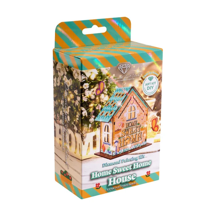 Diamond Art Club Gem House - Home Sweet Home Diamond Painting Kit