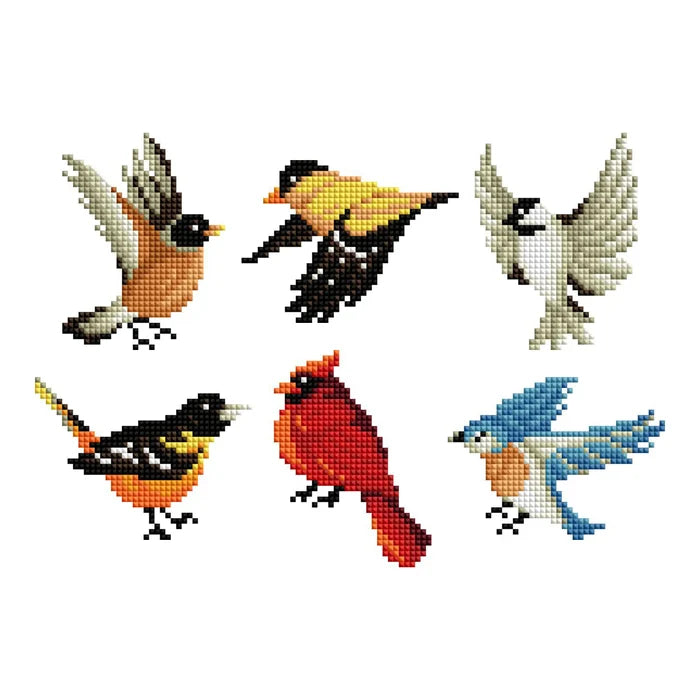 Diamond Art Club Mini Dazzles - Birds Diamond Painting Kit
