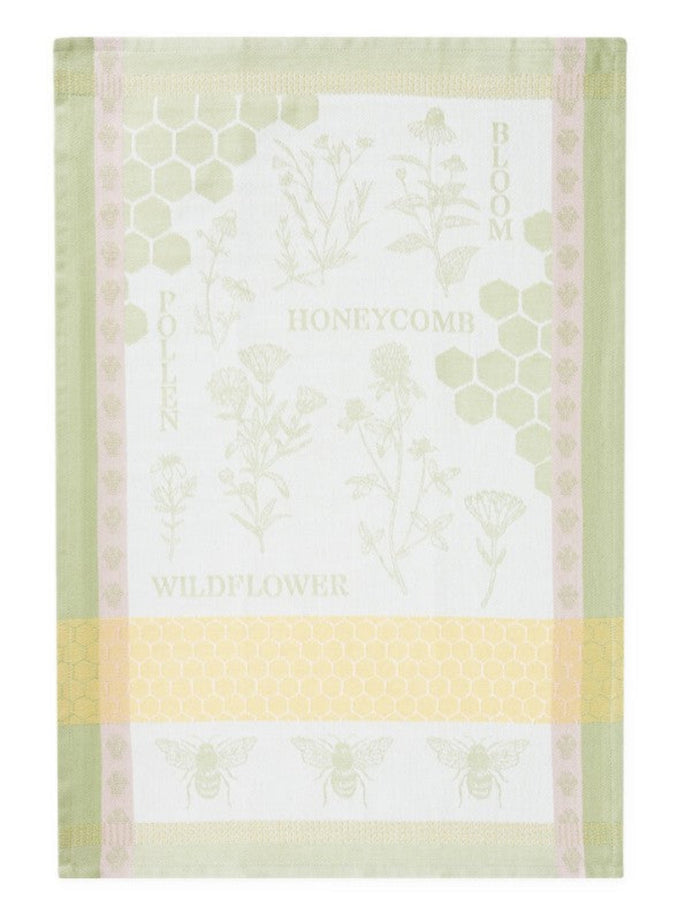 Dishtowel - Honeybee Garden Jacquard - Green