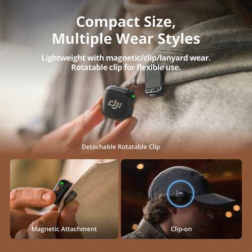 DJI Mic 3 Clip‑On Transmitter/Recorder Camera – view 8