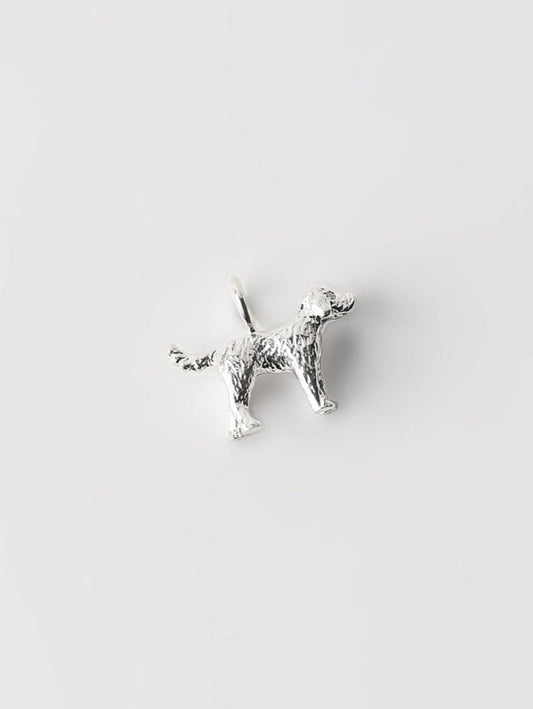 Wolf Circus Puppy Dog Charm Pendant in 925 Sterling Silver-Charm-wolfcircus.com