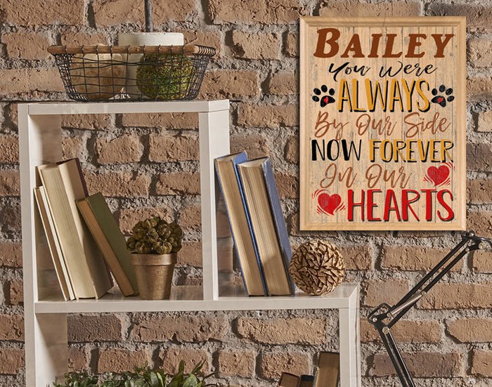 custom dog memorial for indoors