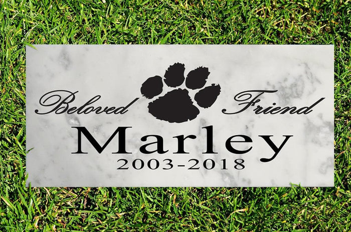 Dog Grave Marker