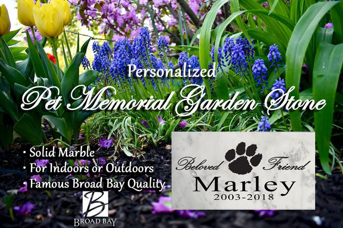 Engraved Dog Memorial
