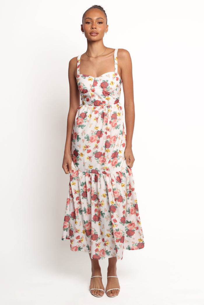 Petal and Pup USA DRESSES Donatella Maxi Dress - Floral (Hold for Amazon)