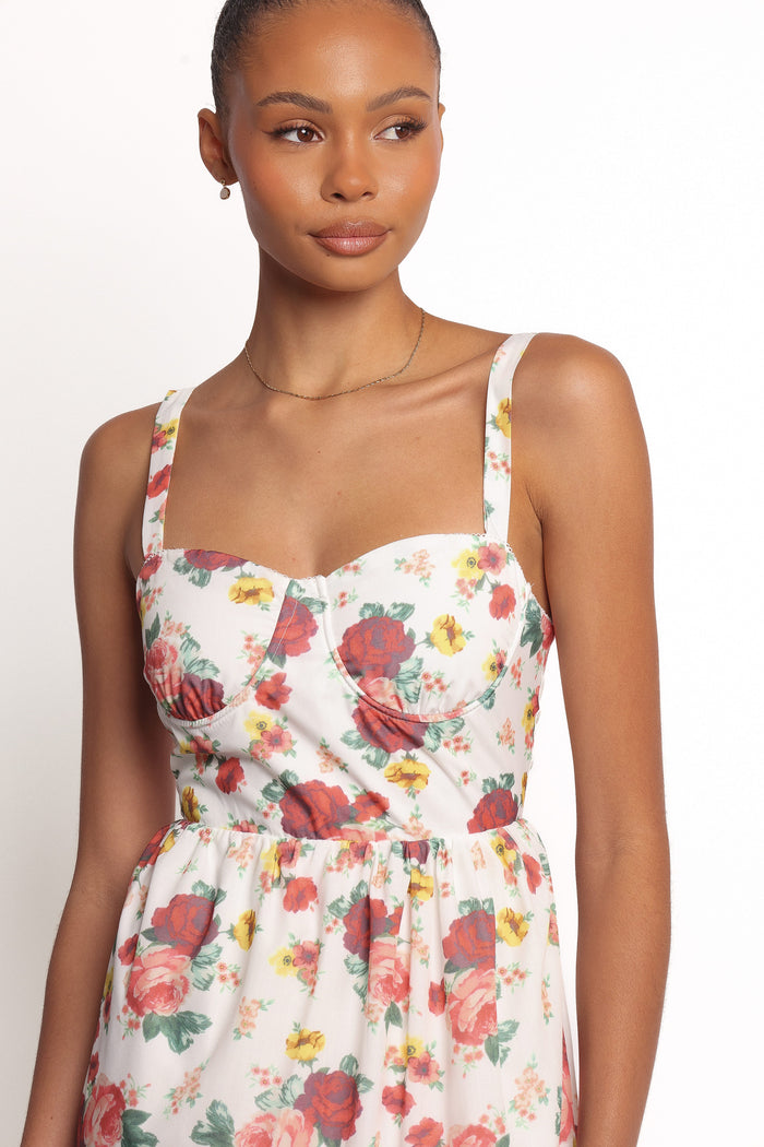 Petal and Pup USA DRESSES Donatella Maxi Dress - Floral (Hold for Amazon)