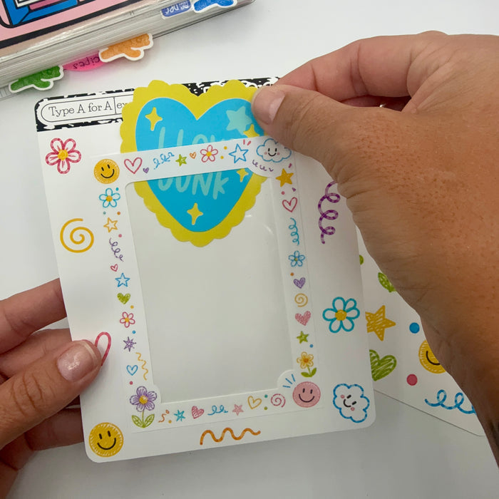 Doodle Border Jumbo Journaling Sticker Frame