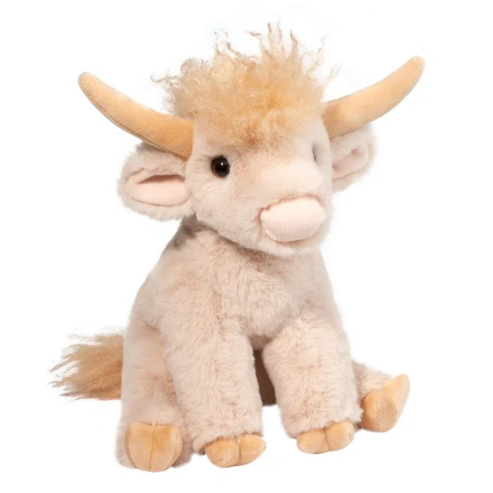Douglas 11 Inch Laddie the Cream Highland Cow Soft Plush Toy