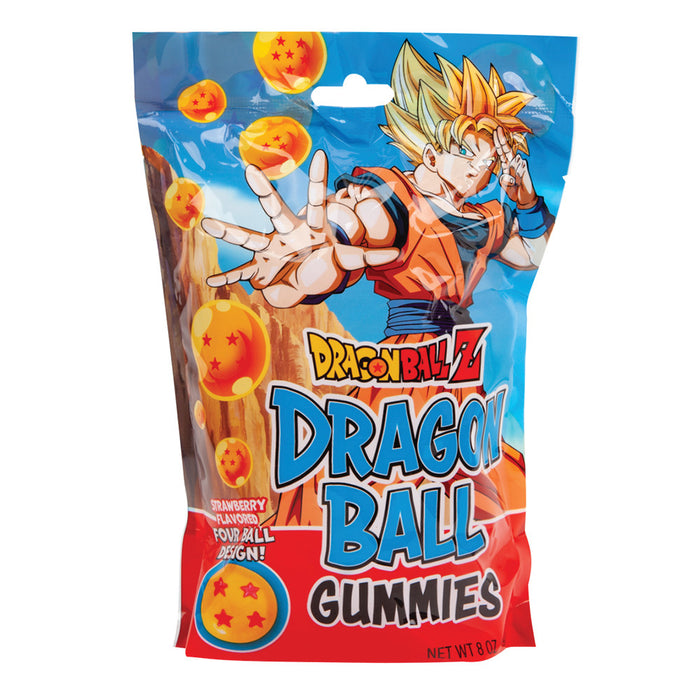 Dragon Ball Z Gummy Candy Stand Up Pouch - 12 Count