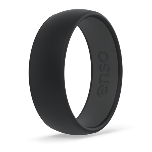 Dualtone Silicone Ring - Obsidian / Slate