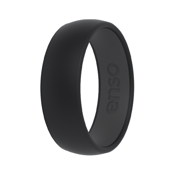 Dualtone Silicone Ring - Obsidian / Slate