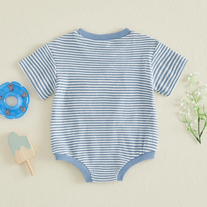 DUCK Striped Onesie
