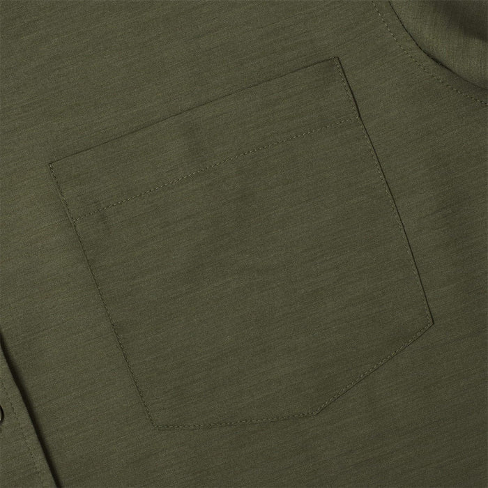 RSVLTS RSVLTS RSVLTS "Dusty Olive" _ KUNUFLEX Short Sleeve Shirt