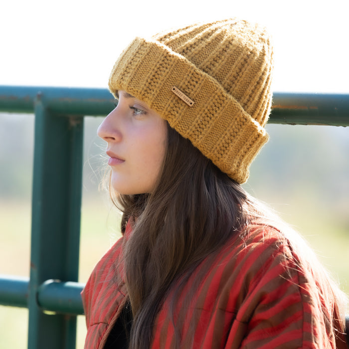 Dylan Mustard Beanie - Sweet Turns