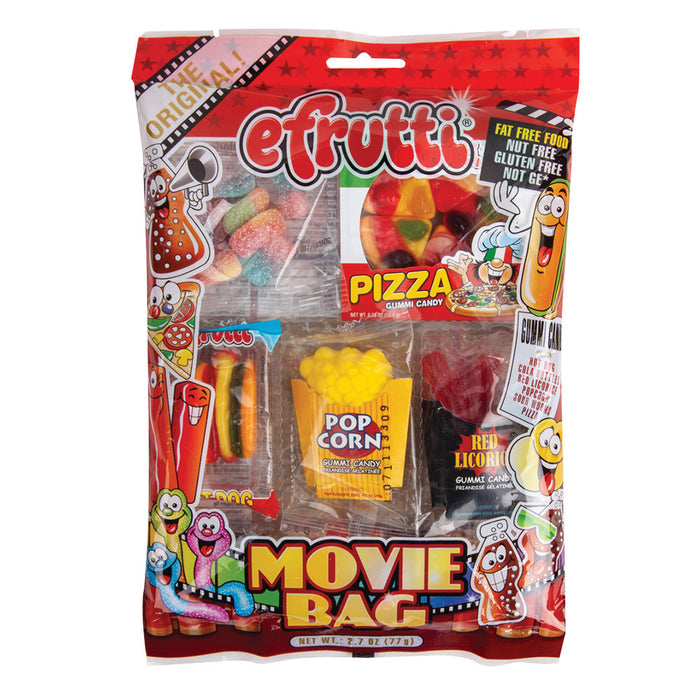 E. Frutti Gummy Movie Snack Candy Bag - 12 Count