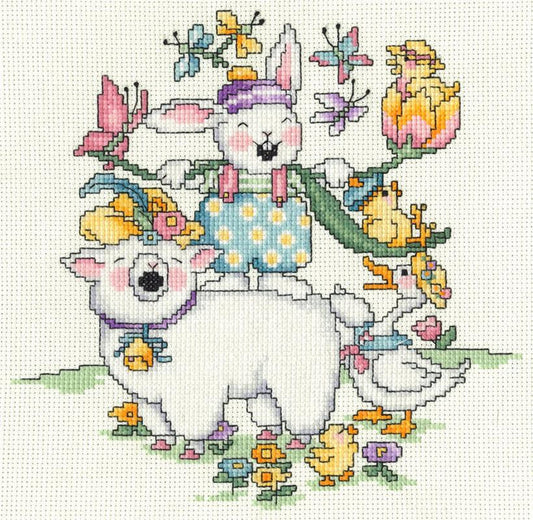 Easter Menagerie Counted Cross Stitch Leaflet