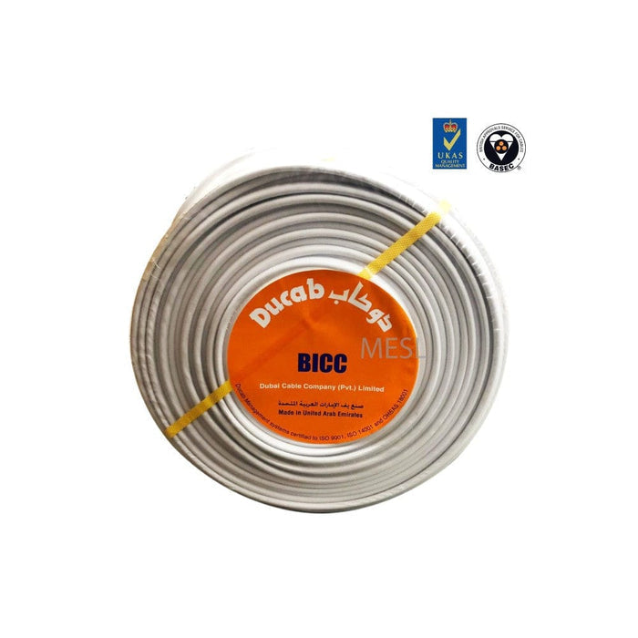 ECC 2.5MM Wire - Brown, Gey and Black, Durable, Plastic Coated Wire MEGA
