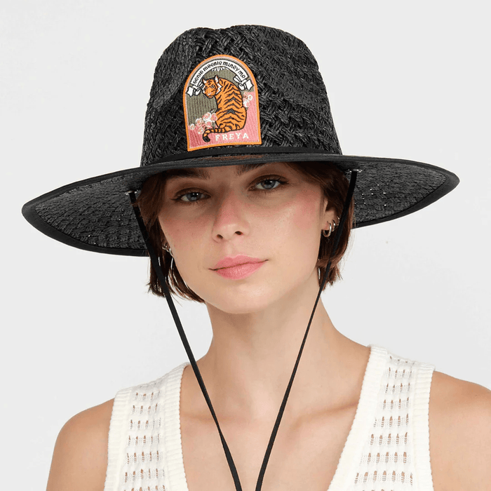 Eenie Meenie Miney Mo Lifeguard Hat in Black