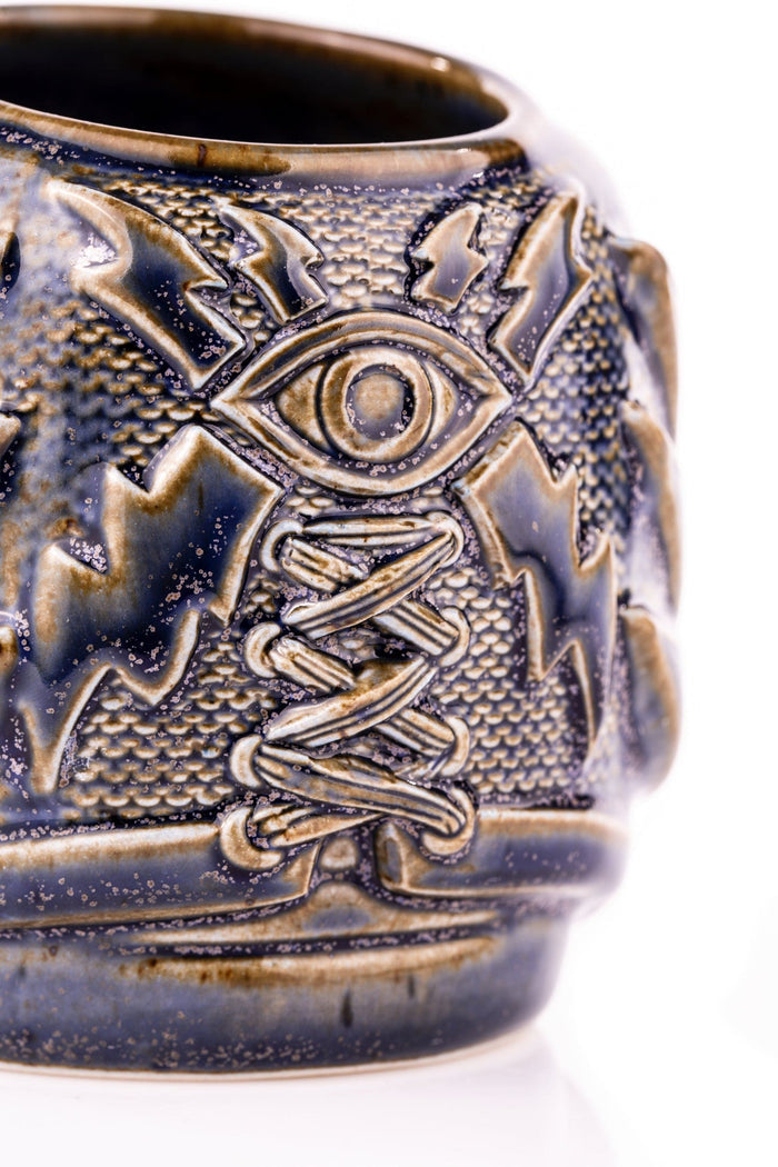 El Ojo Fantastico Tiki Mug - Fuego Azul