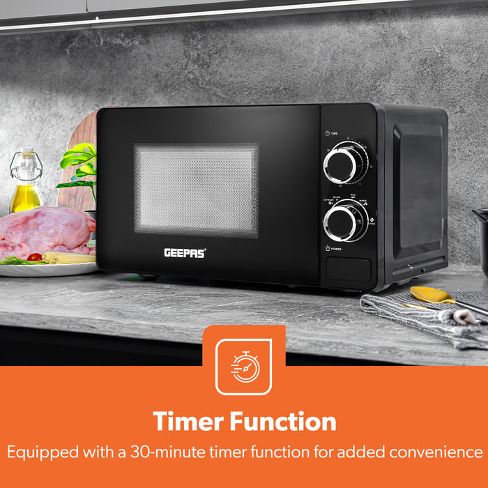 Electric Kettle, 4 Slice Toaster & Microwave Kitchen Set In Black