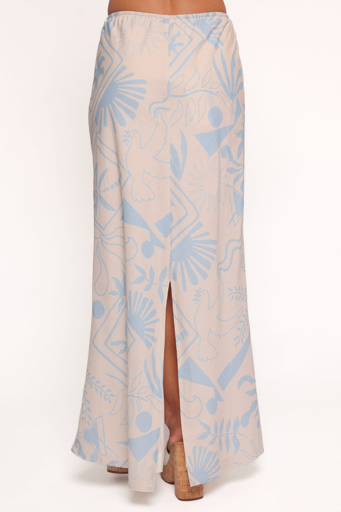 Petal and Pup USA BOTTOMS Elena Maxi Skirt - Blue Soleil